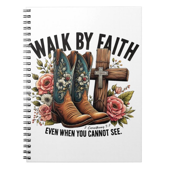 Walk By Faith Notebook (Front)