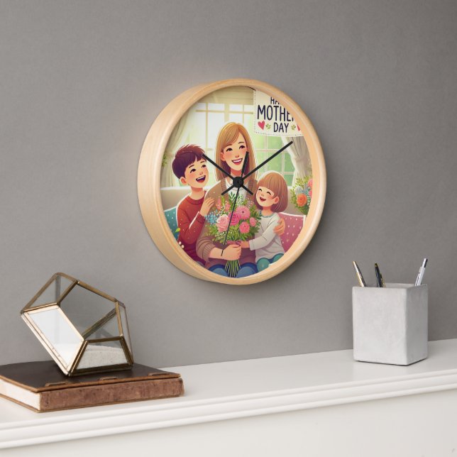 Walk clock geft for mother day (Office)