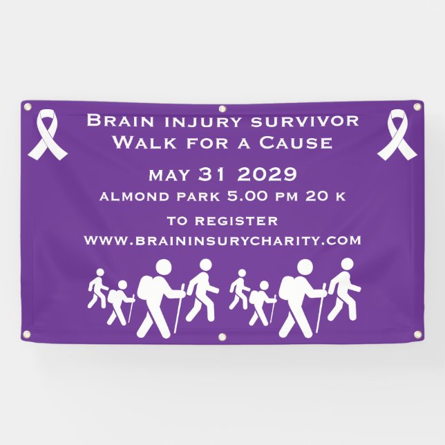 Walk For A Cause Banner (Horizontal)