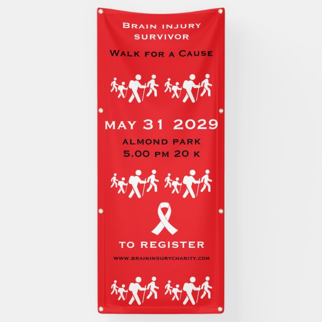 Walk For A Cause Banner (Vertical)
