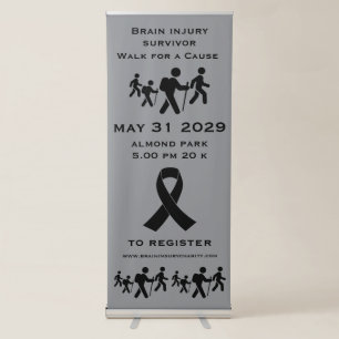 Walk For A Cause Retractable Banner
