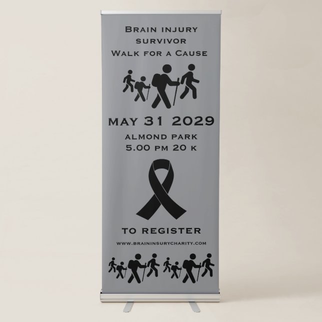 Walk For A Cause Retractable Banner (Front)