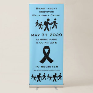 Walk For A Cause Retractable Banner