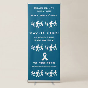 Walk For A Cause Retractable Banner