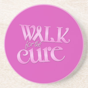 Walk for the Cure Breast Cancer Coasters
