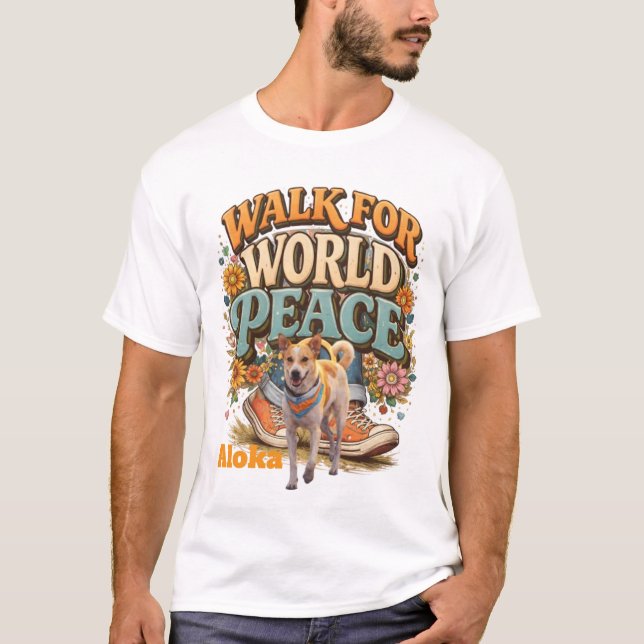 Walk for World Peace T-Shirt (Front)
