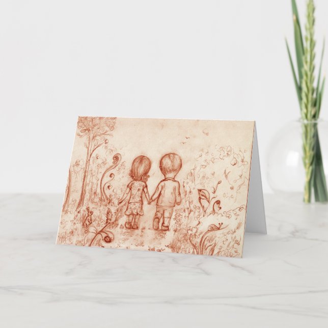 Walk Greeting Card (Front)