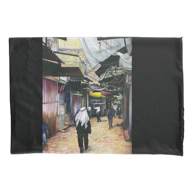 Walk Home through Antiquity, Jerusalem Pillowcase (Front)