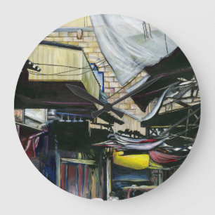 Walk Home through Antiquity, Old Jerusalem Large Clock