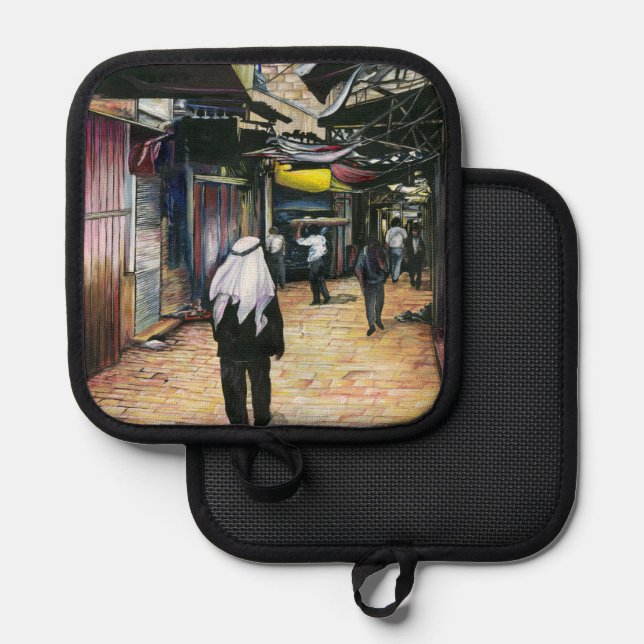 Walk Home through Antiquity Pot Holder (Front/Back)