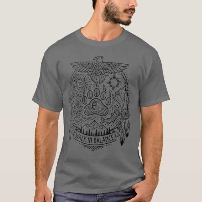 Walk in Balance T-Shirt (Front)