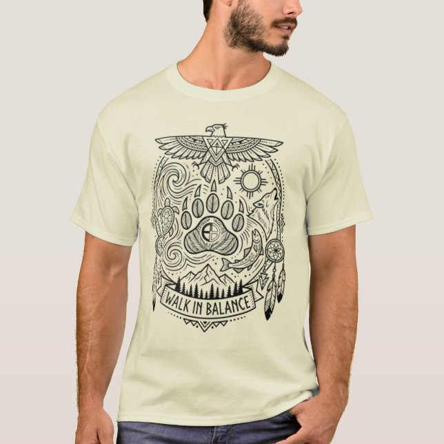 Walk in Balance T-Shirt (Front)