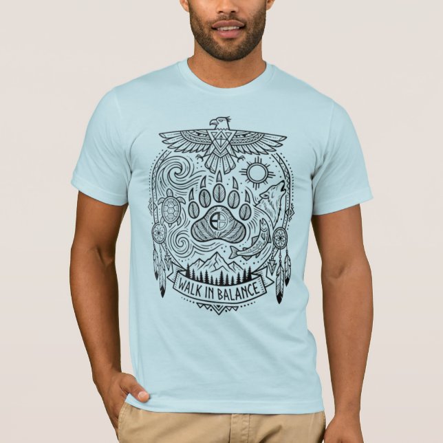 Walk in Balance T-Shirt (Front)