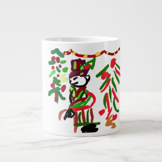 Walk in Christmas time  Large Coffee Mug