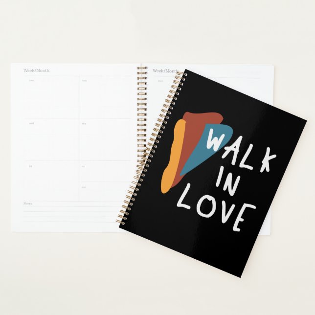 Walk In Love - Inspiring Christian Quote Planner (Display)