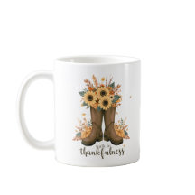 Walk In Thankfulness Fall Boots Floral
