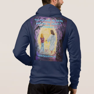 Walk In The Dark with FAITH zippered Hoodie