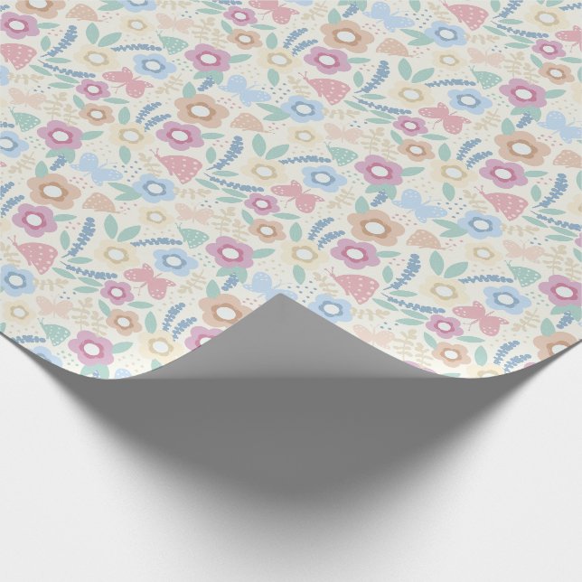 Walk in the Gardens Wrapping Paper (Corner)