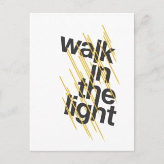 Walk In The Light Postcard
