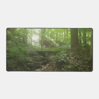 Walk in the Woods - Brook with Bridge Desk Mat