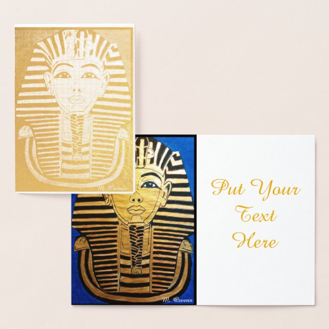 Walk Like An Egyptian Invitation Card (Display)