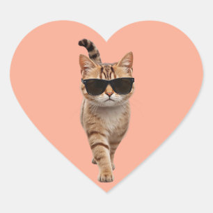 Walk Like You Mean It Heart Sticker