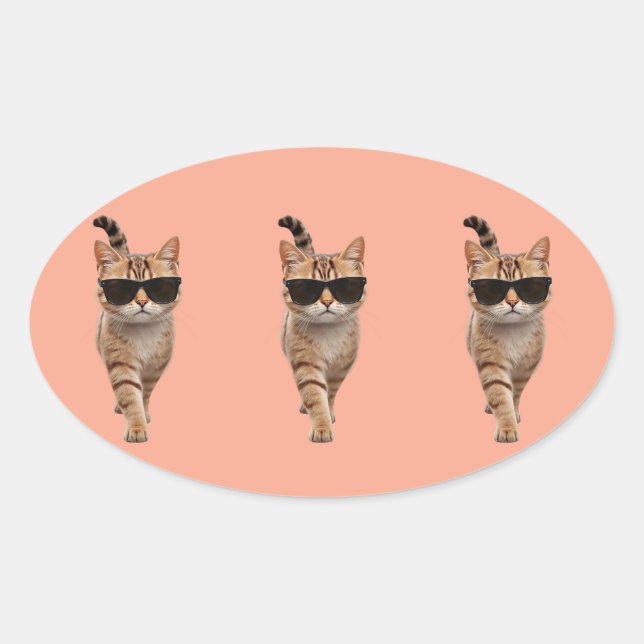 Walk Like You Mean It Oval Sticker (Front)