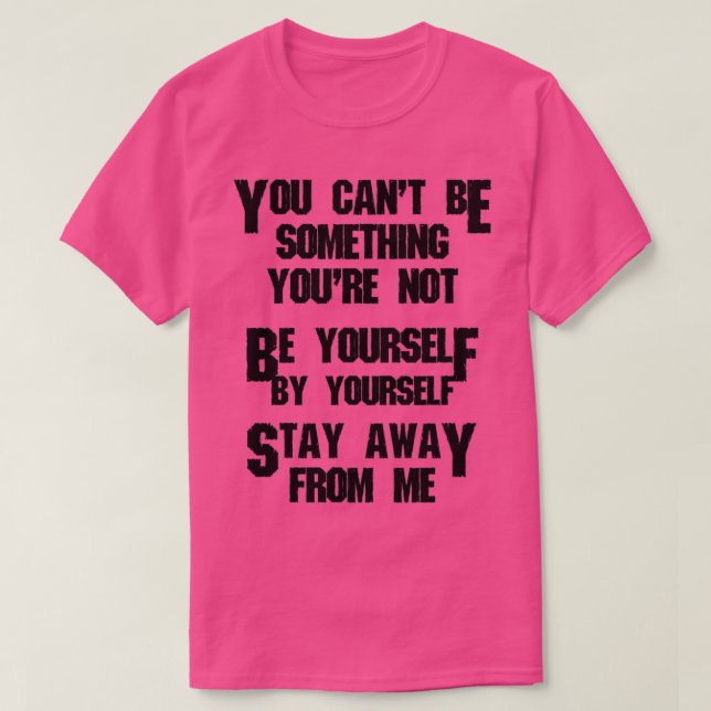 Walk Lyric Black T-Shirt (Design Front)