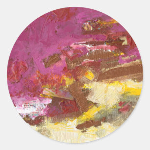 Walk me Through It Classic Round Sticker