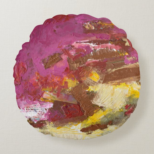 Walk me Through It Round Cushion (Front)