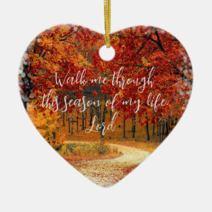 Walk Me Through this Season, Lord Christian Ceramic Tree Decoration