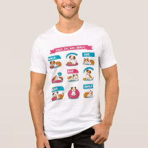 Walk Nap Eat Repeat Tri-Blend Shirt – Soft & Funny