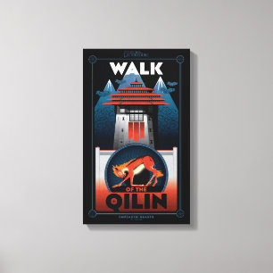 Walk of the Qilin Mountain graphic Canvas Print