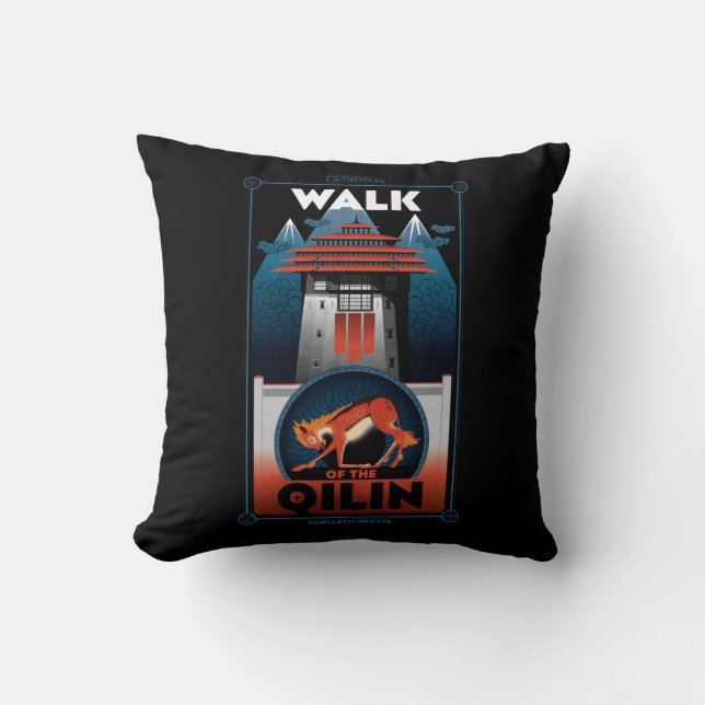 Walk of the Qilin Mountain graphic Cushion (Front)
