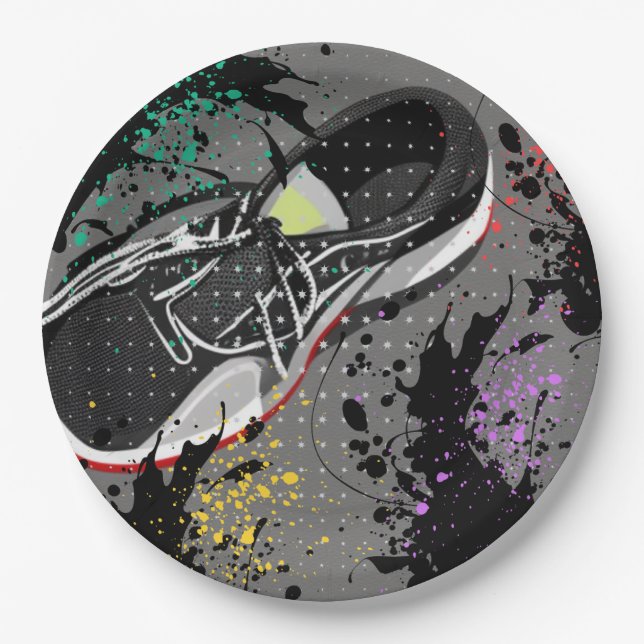 Walk on By Paper Plate (Front)