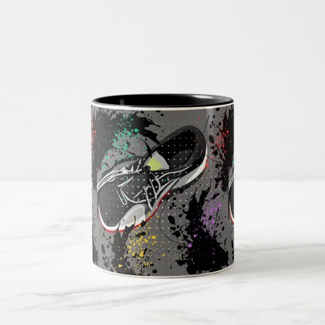 Walk On By Two-Tone Coffee Mug (Center)