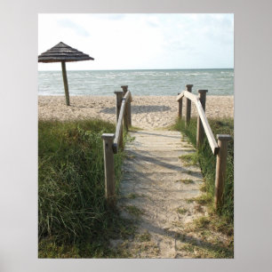 Walk on The Beach Print