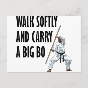 Walk Softly Bo Postcard