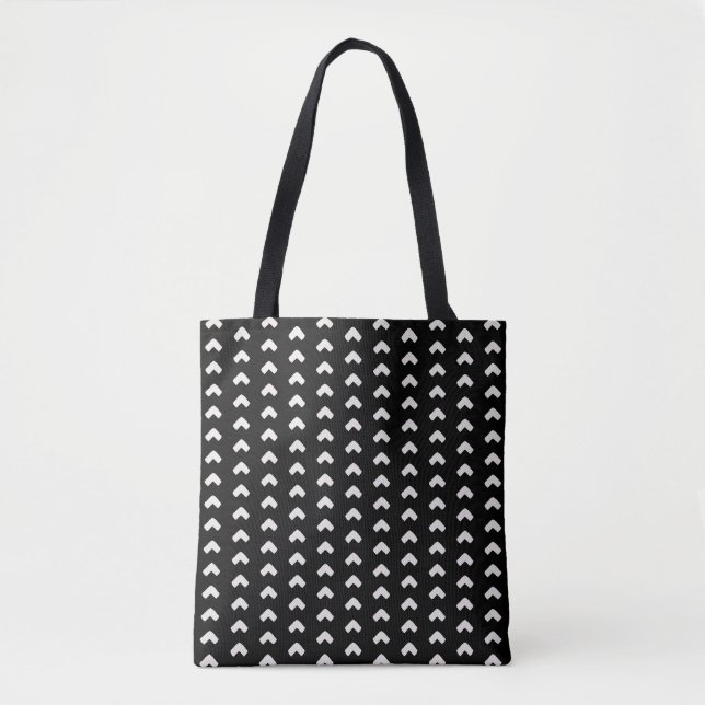 Walk Steady Collection Logo Symbol Pattern Tote Bag (Front)
