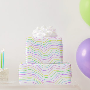 Walk The Line (on white) Wrapping Paper