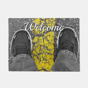 Walk The Line Welcome Doormat