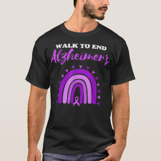 Walk To End Alzheimers Disease Purple Alzheimers A T-Shirt
