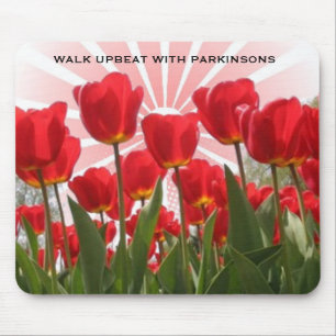 WALK UPBEAT WITH PARKINSONS MOUSE MAT