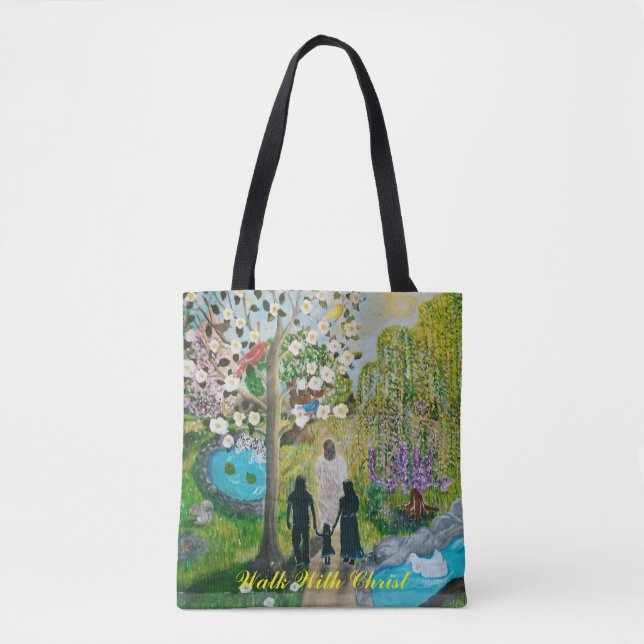 "Walk With Christ" Tote Bag (Front)
