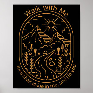 Walk With Me 2026 Lds Youth Theme Camp Poster
