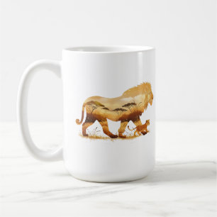 Walk With Me – Forever and Always Lion Design Coffee Mug