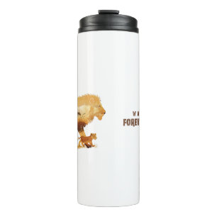 Walk With Me – Forever and Always Lion Design Thermal Tumbler