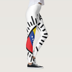 walk with your Venezuelan heart Leggings