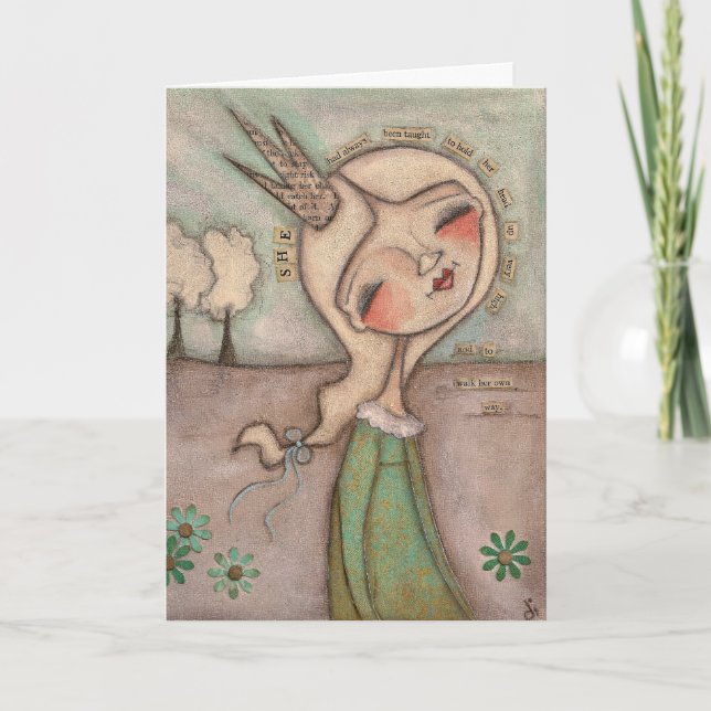 Walk Your Own Way - Greeting CArd (Front)