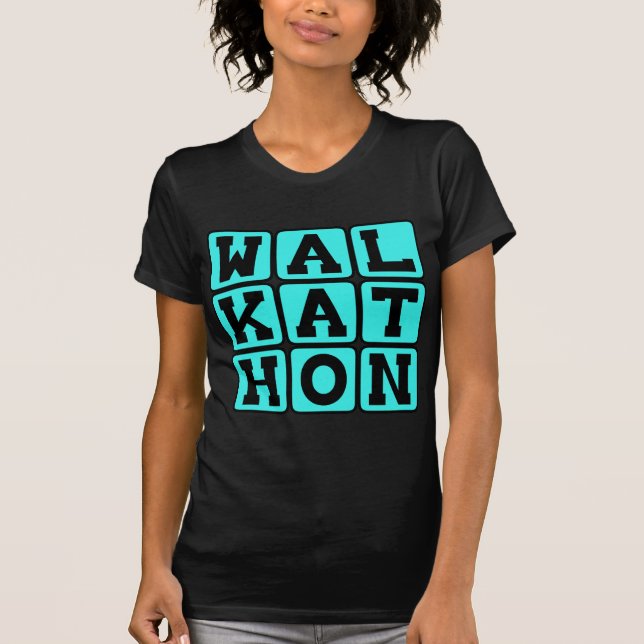 Walkathon, Fundraising Walking Event T-Shirt (Front)
